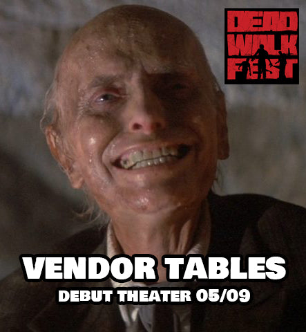 Vendor Tables Debut Theater Lobby Space 05/09 6-9PM
