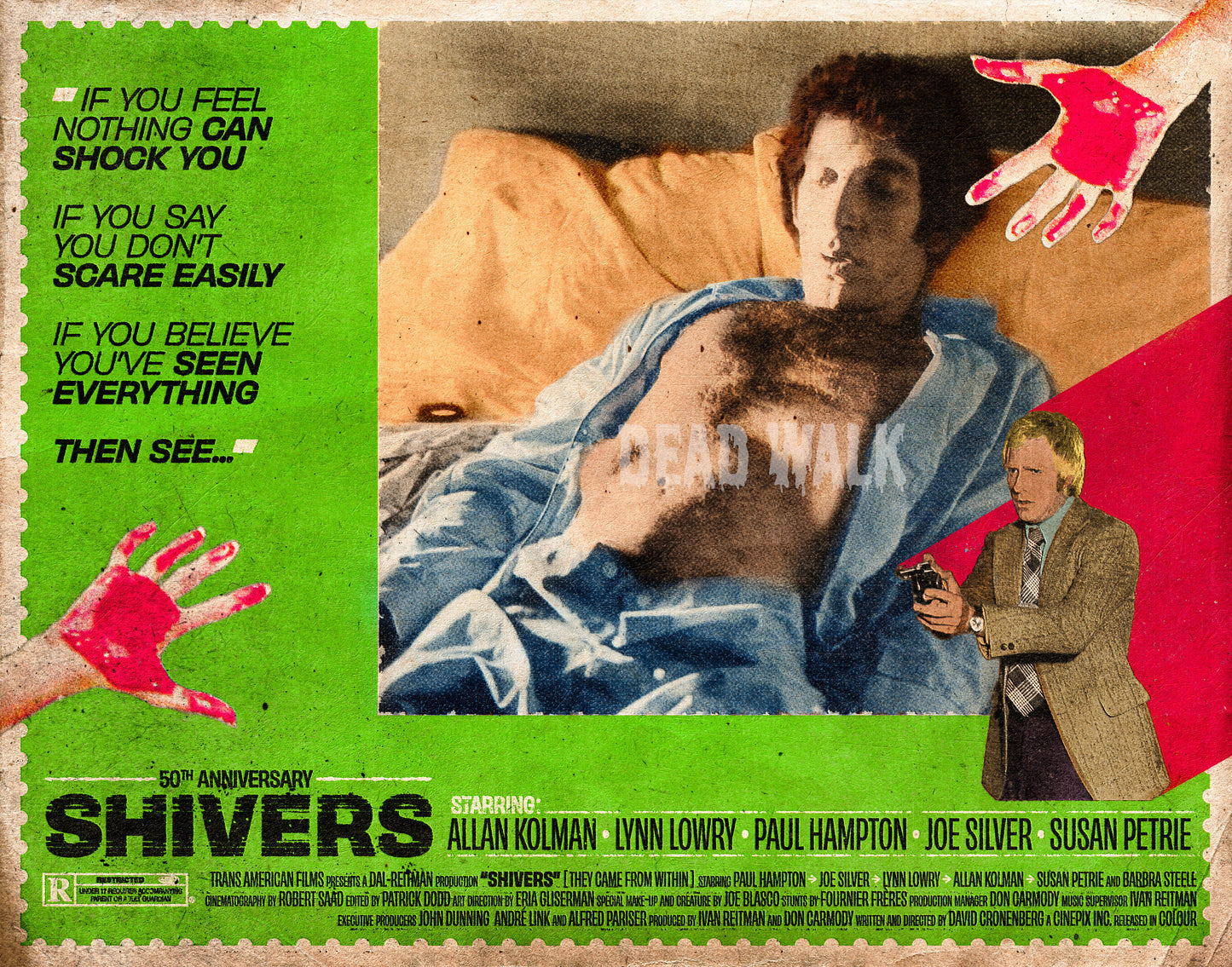 Shivers 50TH Autographed Movie Night Box